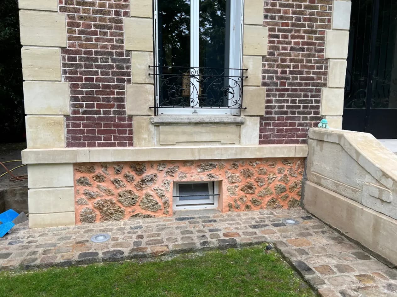 Après - Restauration des pierres de taille