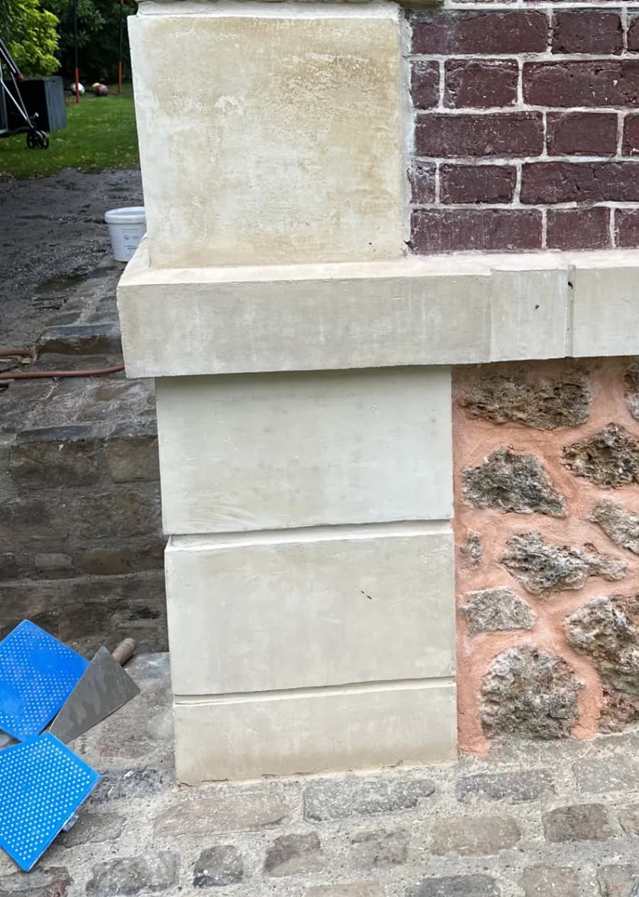 Après - Restauration des pierres de taille