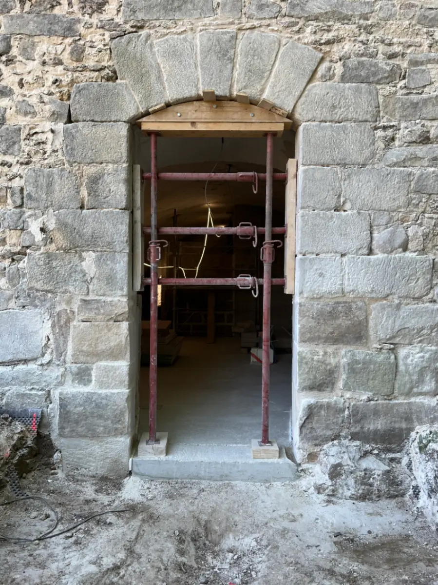 Après - Modification d'une ouverture en porte